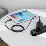 Acefast MFI USB - Lightning kabel 1,8 m, 2,4 A sort (C4-02 A sort)