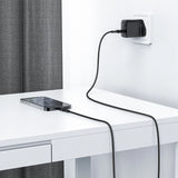 Acefast MFI USB - Lightning kabel 1,8 m, 2,4 A sort (C4-02 A sort)