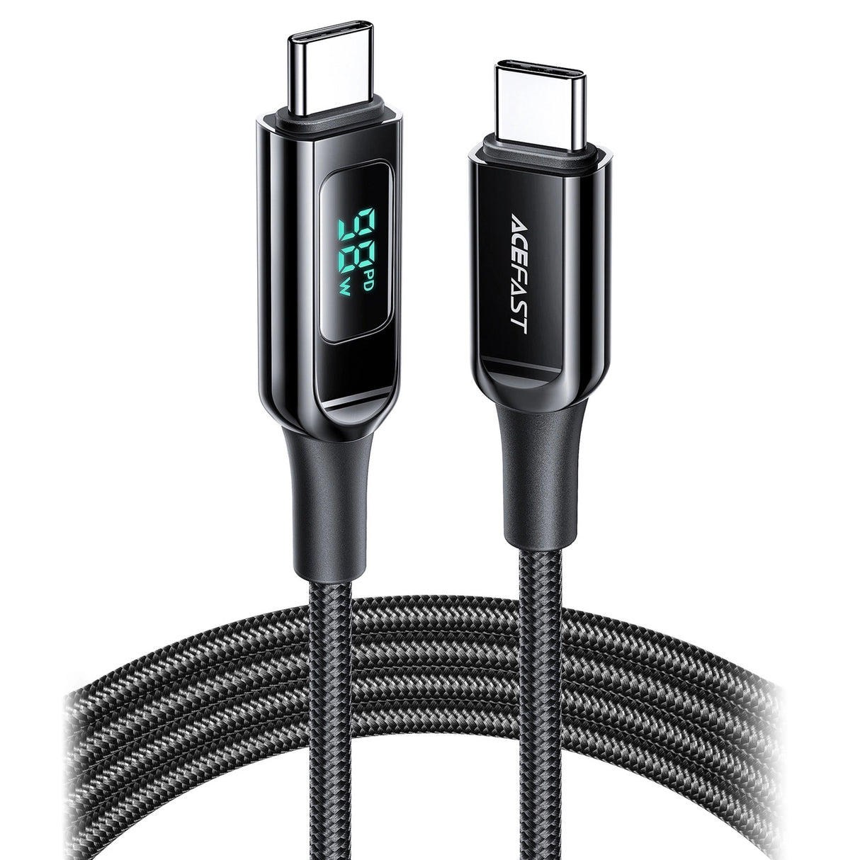 Acefast C6-03 sort USB-C - USB-C PD QC kabel 100W 5A 480Mb/s 2m - sort