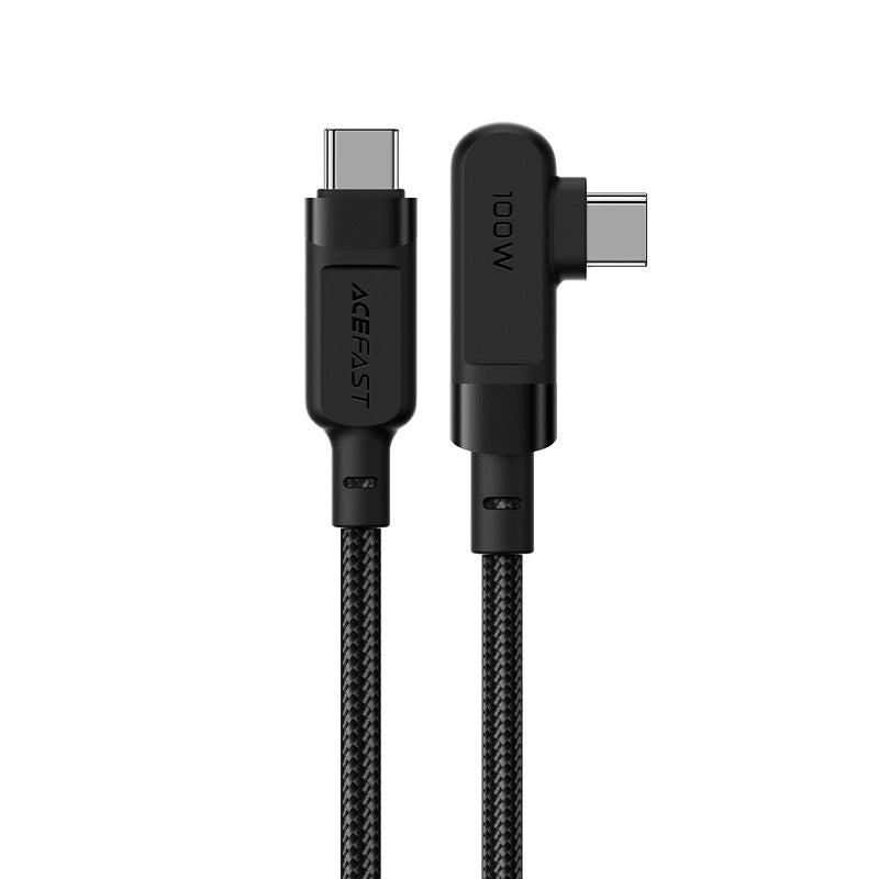 Acefast C5-03 sort USB-C - USB-C PD QC kabel 100W 5A 480Mb/s 2m - sort