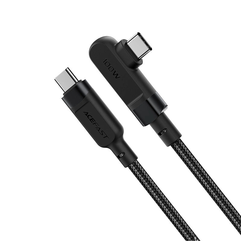 Acefast C5-03 sort USB-C - USB-C PD QC kabel 100W 5A 480Mb/s 2m - sort