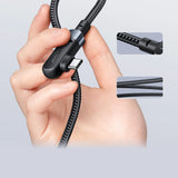 Acefast C5-03 sort USB-C - USB-C PD QC kabel 100W 5A 480Mb/s 2m - sort
