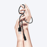 Acefast kabel MFI USB - Lightning 1,2 m, 2,4 A sort (C2-02 sort)