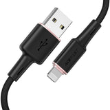 Acefast kabel MFI USB - Lightning 1,2 m, 2,4 A sort (C2-02 sort)