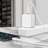 Acefast C2-03-CC USB-C - USB-C PD QC kabel 60W 3A 480Mb/s 1,2m - hvid