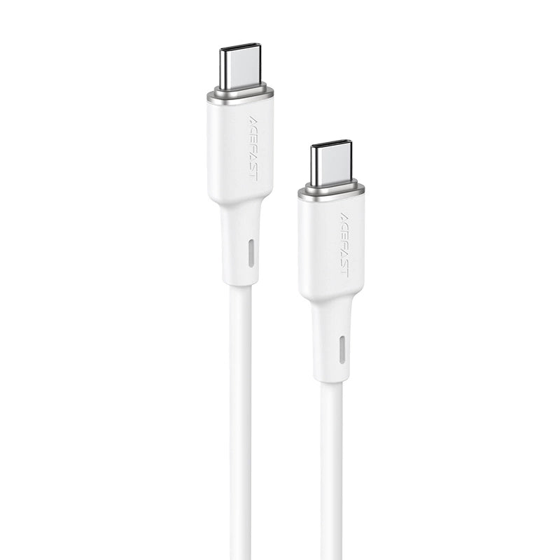 Acefast C2-03-CC USB-C - USB-C PD QC kabel 60W 3A 480Mb/s 1,2m - hvid