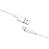 Acefast USB-kabel - USB Type C 1,2 m, 3A hvid (C2-04 hvid)