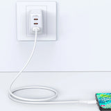 Acefast USB-kabel - USB Type C 1,2 m, 3A hvid (C2-04 hvid)