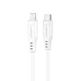 Acefast C3-01 Lightning - USB-C PD-kabel 30W 3A 480Mb/s 1,2m - hvid