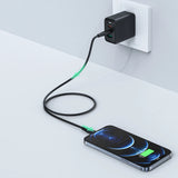 Acefast C3-01 Lightning - USB-C PD-kabel 30W 3A 480Mb/s 1,2m - hvid