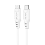 Acefast C3-03 USB-C - USB-C PD QC kabel 60W 3A 480Mb/s 1,2m - hvid