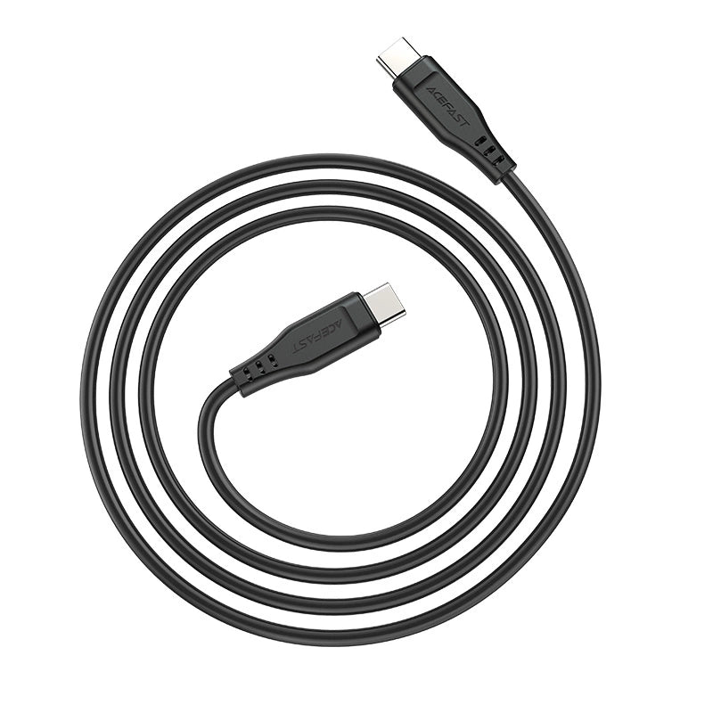 Acefast C3-03 USB-C - USB-C PD QC kabel 60W 3A 480Mb/s 1,2m - hvid