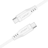 Acefast C3-03 USB-C - USB-C PD QC kabel 60W 3A 480Mb/s 1,2m - hvid