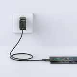 Acefast C3-03 USB-C - USB-C PD QC kabel 60W 3A 480Mb/s 1,2m - hvid
