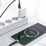 Acefast USB-kabel - USB Type C 1,2 m, 3A hvid (C3-04 hvid)