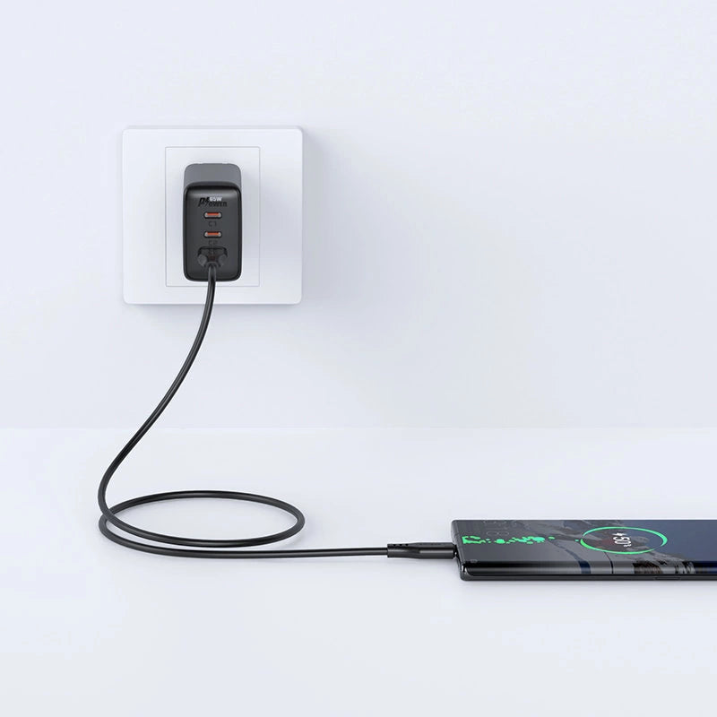 Acefast USB-kabel - USB Type C 1,2 m, 3A hvid (C3-04 hvid)