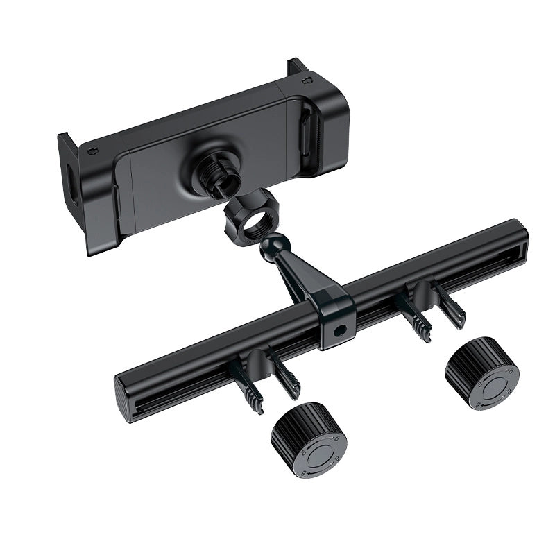 Acefast bilhovedstøtteholder til telefon og tablet (bredde 135-230 mm) sort (D8 sort)