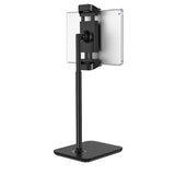 Acefast teleskopisk telefon- og tabletholder (135-230 mm bred) til skrivebordet 360° sort (E4 sort)