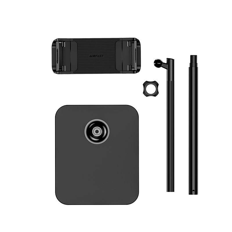 Acefast teleskopisk telefon- og tabletholder (135-230 mm bred) til skrivebordet 360° sort (E4 sort)