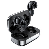 Acefast gaming in-ear trådløse hovedtelefoner TWS Bluetooth 5.2, cVc 8.0, aptX, SBC, AAC, 65ms forsinkelse vandtæt IPX4 sølv (T7 sølv)