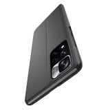 Eco læder View Case Elegant Flip Cover med Stand Funktion Poco M4 Pro 5G Blue