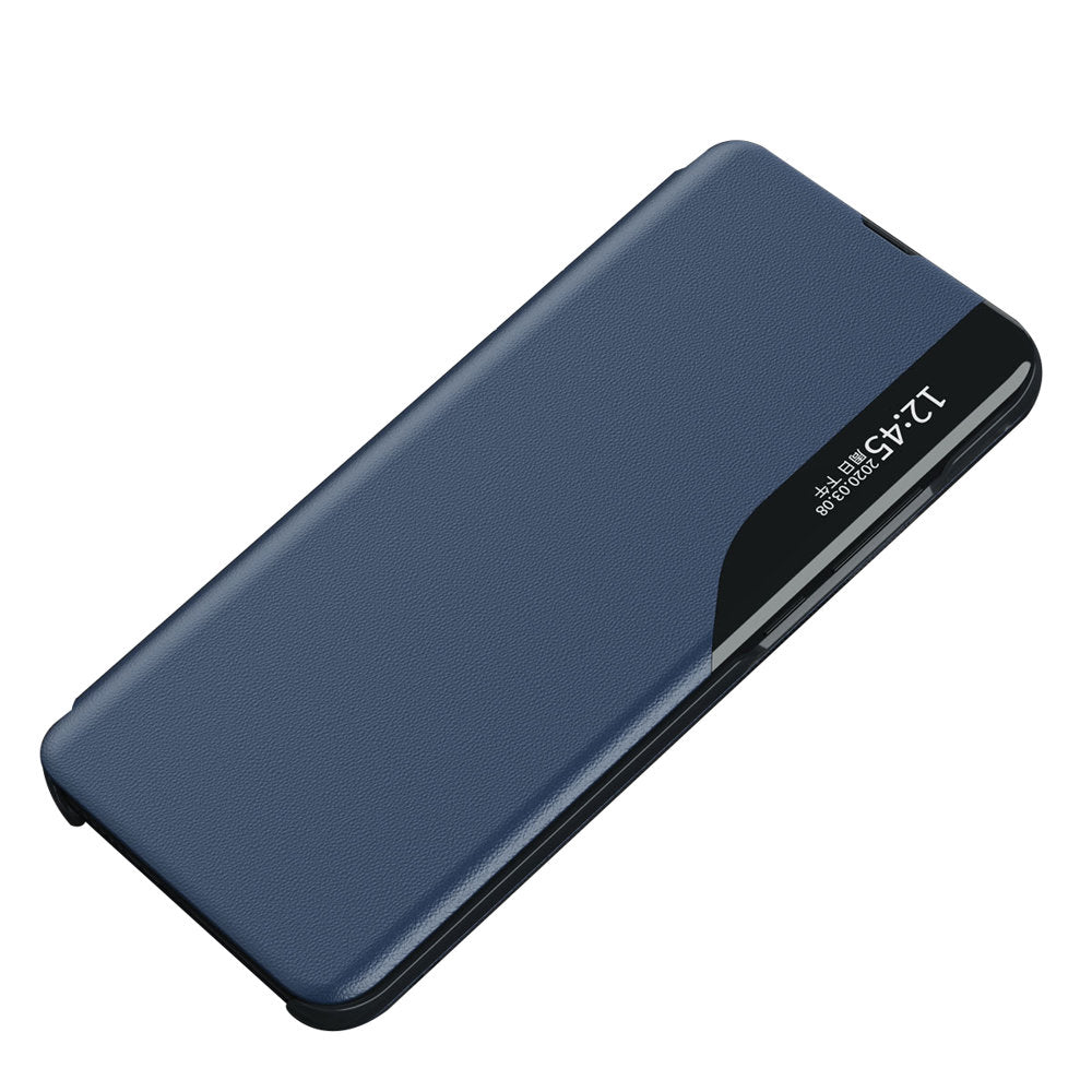 Eco læder View Case Elegant Flip Cover med Stand Funktion Poco M4 Pro 5G Blue