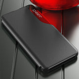 Eco Leather View Case Elegant Flip Cover Stand Function Poco M4 Pro 5G Sort
