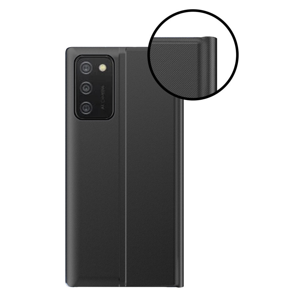 Ny Sleep Case-dæksel med stativfunktion til Samsung Galaxy A03s (166.5) pink