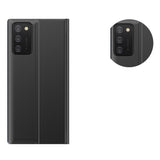 Ny Sleep Case-dæksel med stativfunktion til Samsung Galaxy A03s (166.5) pink