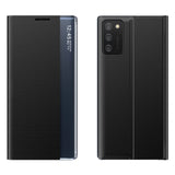 Ny Sleep Case-dæksel med stativfunktion til Samsung Galaxy A03s (166.5) sort