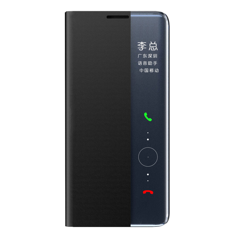 Ny Sleep Case-dæksel med stativfunktion til Samsung Galaxy A03s (166.5) sort