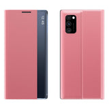 Nye Sleep Case cover med en flap funktion af stativ for Poco M4 Pro 5G pink