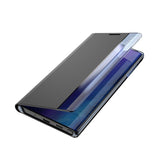 Ny Sleep Case cover med flip-funktion til stativet til Poco M4 Pro 5G sort