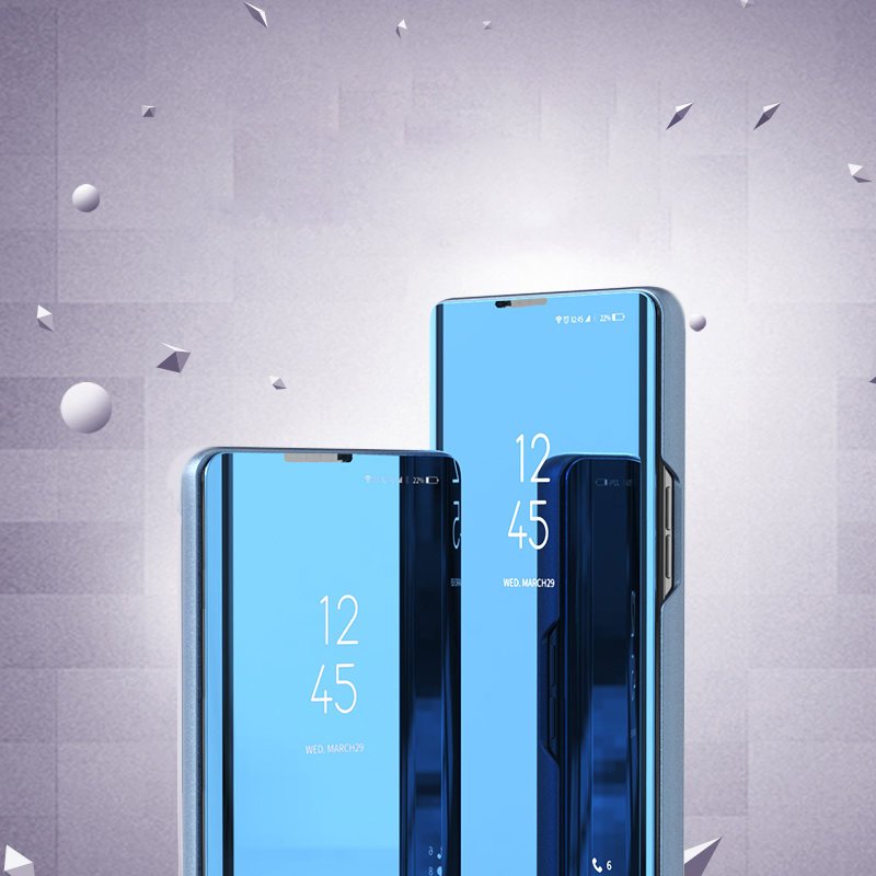 Clear View Case flip case Xiaomi Redmi Note 11 Pro+ 5G (Kina) / 11 Pro 5G (Kina) / Mi11i HyperCharge / Poco X4 NFC 5G blå