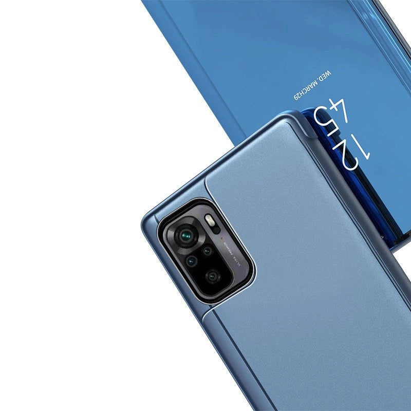 Clear View Case blå Poco M4 Pro 5G flip cover