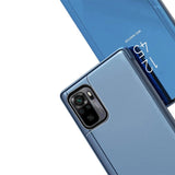 Clear View Case blå Poco M4 Pro 5G flip cover