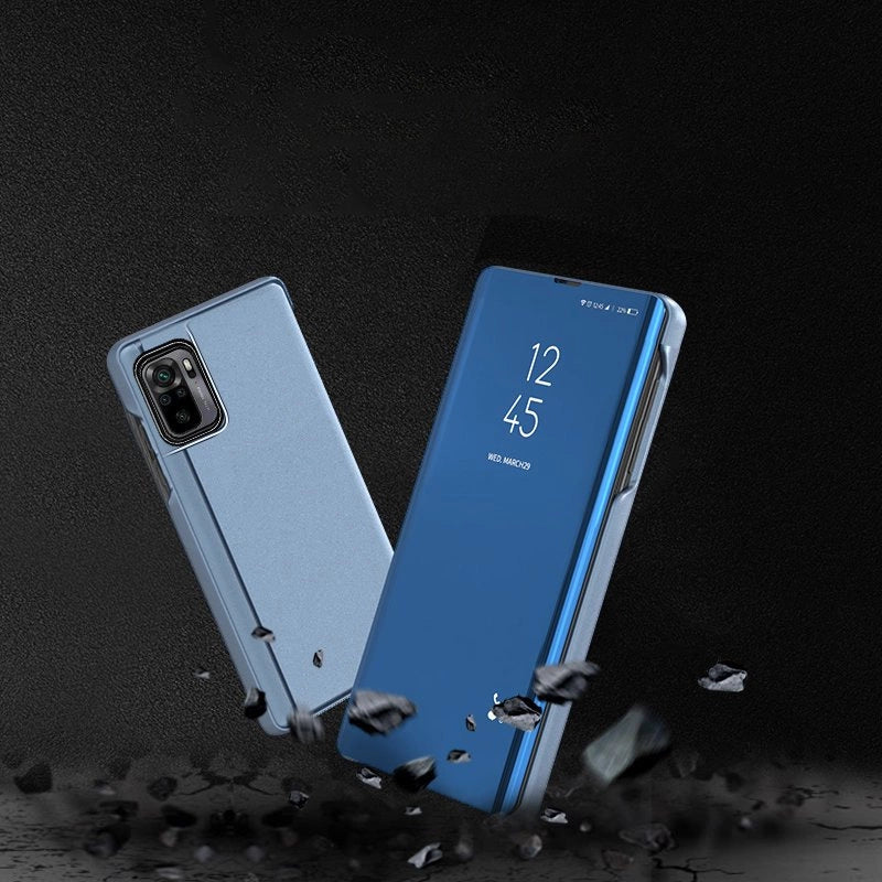 Clear View Case blå Poco M4 Pro 5G flip cover