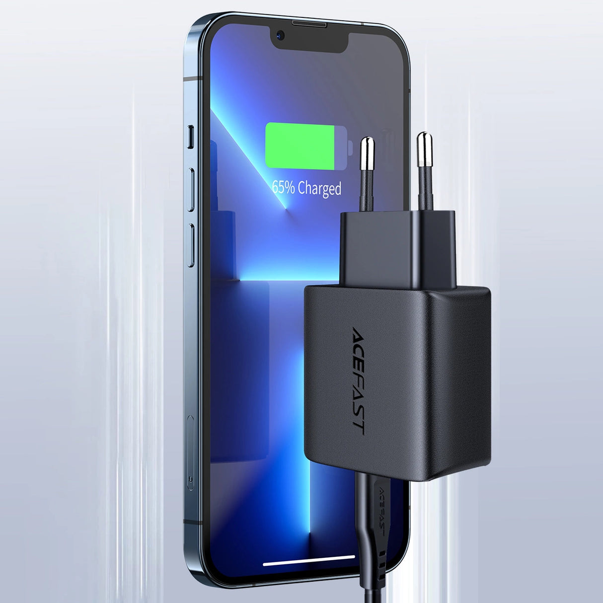 Acefast hurtigoplader USB Type C 20W Power Delivery hvid (A1 EU hvid)