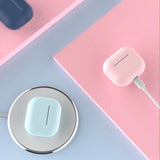 AirPods 2 / AirPods 1-kasse med blødt silikonhylster til hovedtelefoner blå (kasse C)