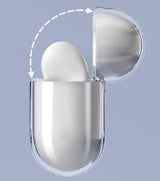 AirPods 2- og AirPods 1-kasse, stiv, stærk og gennemsigtig hovedtelefonkasse (kasse A)