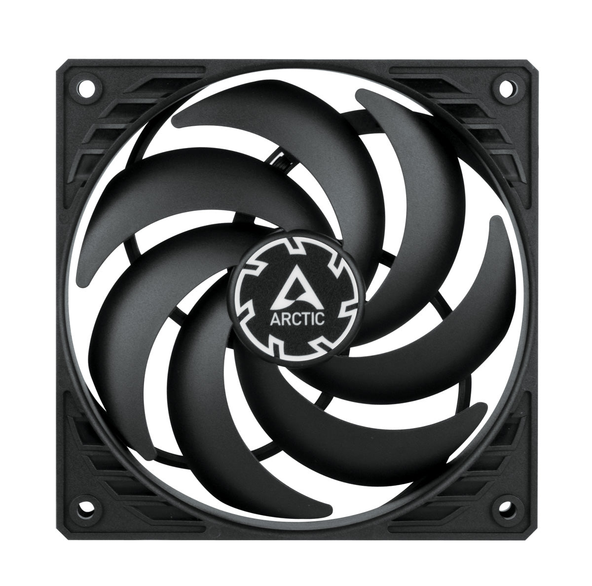 ARCTIC P12 Slim PWM PST Computerkabinet Ventilator 12 cm Sort 1 stk