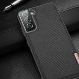 Dux Ducis Fino case er lavet af nylon materiale til Samsung Galaxy S22 + (S22 Plus) blå