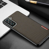 Dux Ducis Fino case er lavet af nylon materiale til Samsung Galaxy S22 + (S22 Plus) blå