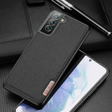Dux Ducis Fino case er lavet af nylon materiale til Samsung Galaxy S22 + (S22 Plus) blå