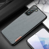Dux Ducis Fino case er lavet af nylon materiale til Samsung Galaxy S22 + (S22 Plus) blå