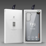 Dux Ducis Fino case er lavet af nylon materiale til Samsung Galaxy S22 + (S22 Plus) blå