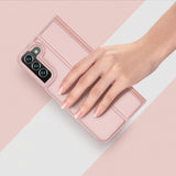 Dux Ducis Skin Pro Holster Cover Flip Cover til Samsung Galaxy S22 + (S22 Plus) blå