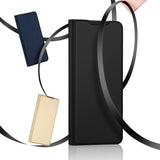 Dux Ducis Skin Pro Holster Cover Flip Cover til Samsung Galaxy S22 + (S22 Plus) blå