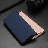 Dux Ducis Skin Pro Holster Cover Flip Cover til Samsung Galaxy S22 + (S22 Plus) blå