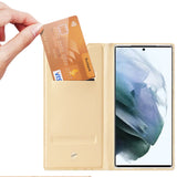Dux Ducis Skin Pro Holster Cover til Samsung Galaxy S22 Ultra guld